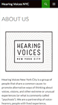 Mobile Screenshot of hearingvoicesnyc.org
