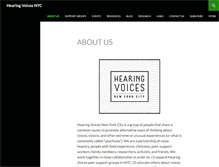 Tablet Screenshot of hearingvoicesnyc.org
